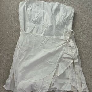 Princess Polly White Strapless Sheath Dress